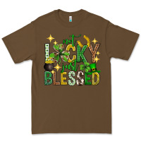 Cacao Not lucky just blessed st. patricks day Premium Tee - Neo Western