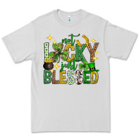 Dove Grey Not lucky just blessed st. patricks day Premium Tee - Neo Western