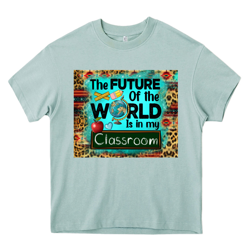 The Future Of The World Is In My Classroom Mousepad Heavy Core Tee by BarkalooDesign | Teevron