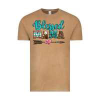 Vintage Camel blessed mama serape cowhide turquoise Vintage Tee - Jasminsmagicworld
