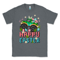 Charcoal Heather easter monster truck Classic Tee - MaliasSmallBusiness