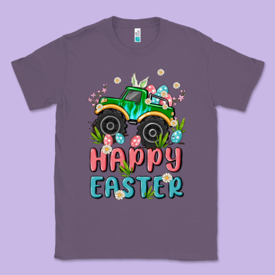 Easter Monster Truck Classic Tee Designed By Maliassmallbusiness