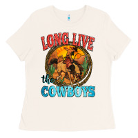 Bone long live the cowboys Ladies Tee - Zillion Design Studio