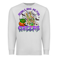 Dove Grey people give me the creeps Premium Sweatshirt - NancyCooperArtShop