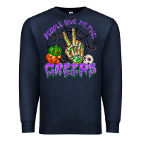 Navy people give me the creeps Premium Sweatshirt - NancyCooperArtShop