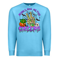 Ocean Blue people give me the creeps Premium Sweatshirt - NancyCooperArtShop