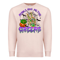 Pale Pink people give me the creeps Premium Sweatshirt - NancyCooperArtShop