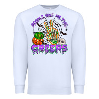 White people give me the creeps Premium Sweatshirt - NancyCooperArtShop