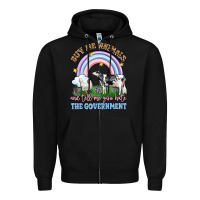 Black buy me animals and tell me you hate the government Zipper Hoodie - LillyAllenDesigns