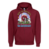Burgundy buy me animals and tell me you hate the government Zipper Hoodie - LillyAllenDesigns
