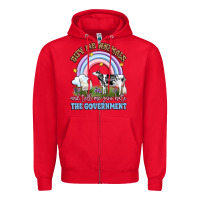 Red buy me animals and tell me you hate the government Zipper Hoodie - LillyAllenDesigns
