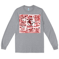 Heather Grey funny valentine's day Long Sleeve Tee - MaliasSmallBusiness