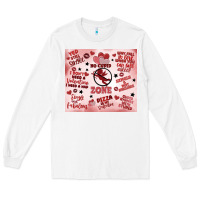 White funny valentine's day Long Sleeve Tee - MaliasSmallBusiness