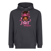 Smoke pray fight believe breast cancer afro messy Heavyweight Hoodie - texasbilliewilder