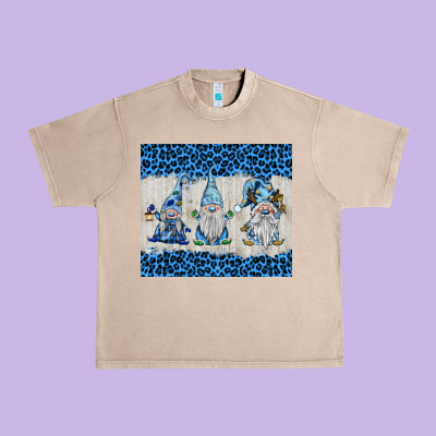 Snowy Christmas Gnomes Urban Heavy Tee Designed By Barkaloodesign