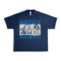 Navy snowy christmas gnomes Urban Heavy Tee - BarkalooDesign