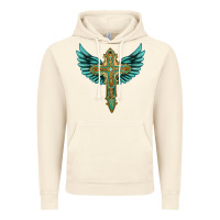 Vintage Artic wing cross Vintage Hoodie - Artiststas