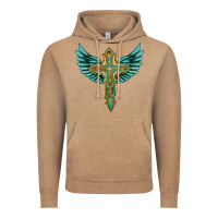Vintage Coffee wing cross Vintage Hoodie - Artiststas