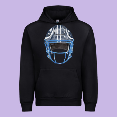 Football Helmet Fa Element 1 Urban Hoodie Designed By Fadigitalartstudio