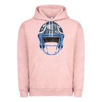 Pigment Salmon football helmet fa element 1 Urban Hoodie - FaDigitalArtStudio