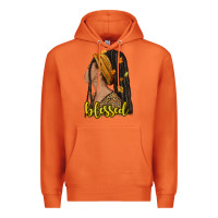 Carrot Fall afro woman blessed Premium Hoodie - NancyCooperArtShop