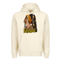 Sandshell Fall afro woman blessed Premium Hoodie - NancyCooperArtShop