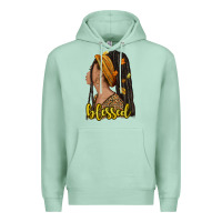 Seafoam Fall afro woman blessed Premium Hoodie - NancyCooperArtShop