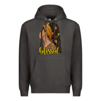 Smoke Fall afro woman blessed Premium Hoodie - NancyCooperArtShop