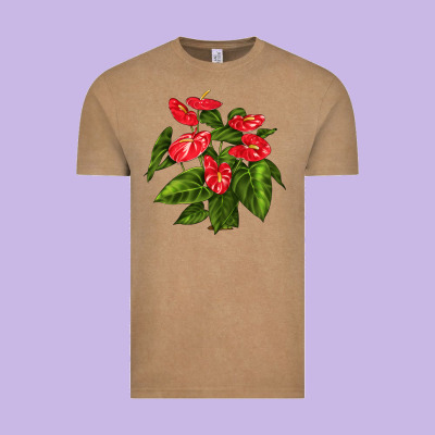 Anthurium Vintage Tee Designed By Lillyallendesigns
