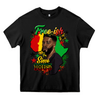 Black free ish since 1865 black man Heavy Core Tee - HRA Design Shop