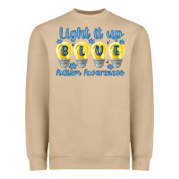 Mushroom light it up Heavyweight Sweatshirt - MaliasSmallBusiness