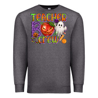 Charcoal Heather Teacher Boo Crew Premium Sweatshirt - texasbilliewilder