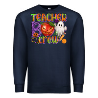 Navy Teacher Boo Crew Premium Sweatshirt - texasbilliewilder