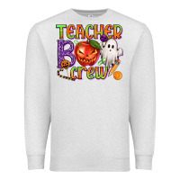 Oatmeal Heather Teacher Boo Crew Premium Sweatshirt - texasbilliewilder