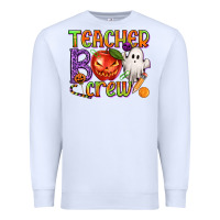White Teacher Boo Crew Premium Sweatshirt - texasbilliewilder