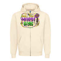 Sandshell small town mardi gras Zipper Hoodie - LillyAllenDesigns