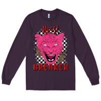 Plum heartbreaker Long Sleeve Tee - MaliasSmallBusiness