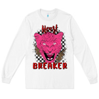 White heartbreaker Long Sleeve Tee - MaliasSmallBusiness