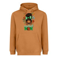 Meerkat Basketball Mom Afro Messy Bun Heavyweight Hoodie - texasbilliewilder