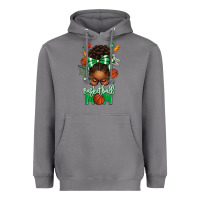 Storm Basketball Mom Afro Messy Bun Heavyweight Hoodie - texasbilliewilder