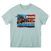 Long Live Freedom 4th Of July Heavy Core Tee | Teevron