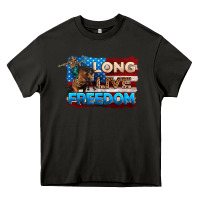 Asphalt Long live freedom 4th of july Heavy Core Tee - Neo Western