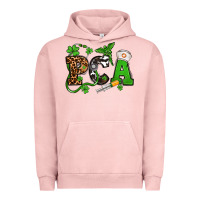 Pigment Salmon St. Patrick's Day PCA Urban Hoodie - OliviaCreatesArt