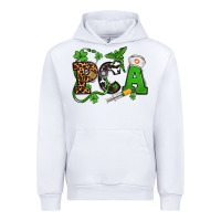 White St. Patrick's Day PCA Urban Hoodie - OliviaCreatesArt
