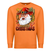 Carrot Cowboy Christas Santa Premium Sweatshirt - NancyCooperArtShop