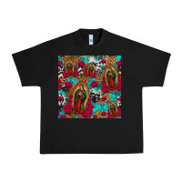 Black lady of guadalupe western seamless Urban Heavy Tee - Jasminsmagicworld