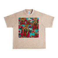 French Oak lady of guadalupe western seamless Urban Heavy Tee - Jasminsmagicworld