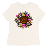 Bone sunflower camouflage Ladies Tee - JahusDesignShop