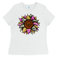 Sunflower Camouflage Ladies Tee | Teevron