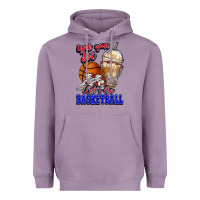 Grab Your Joe Let's Go Basketball Heavyweight Hoodie | Teevron